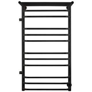 Полотенцесушитель водяной Indigo Brace LBCW100-50PBRL-б/п-60 с полкой 100x50 см чёрный муар